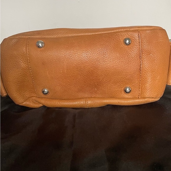 Fossil Tan Genuine Leather Shoulder Bag - Picture 6 of 10